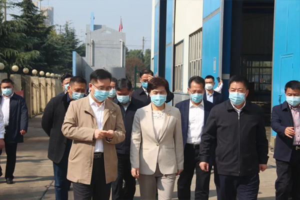 李爱武市长来BSport体育官网公司调研指导工作(图1)